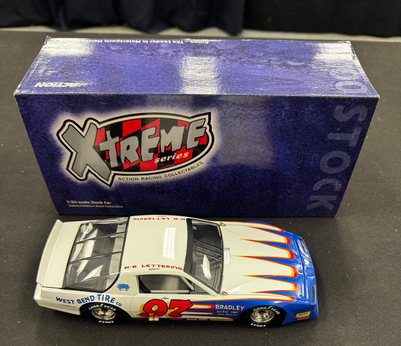 Action Racing Alan Kulwicki #97 1983 West Bend Tire Chevrolet Camaro 1:24