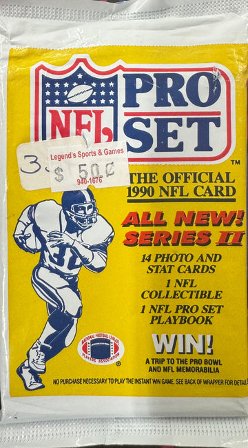 1990 Pro Set Series 2 Football Pack