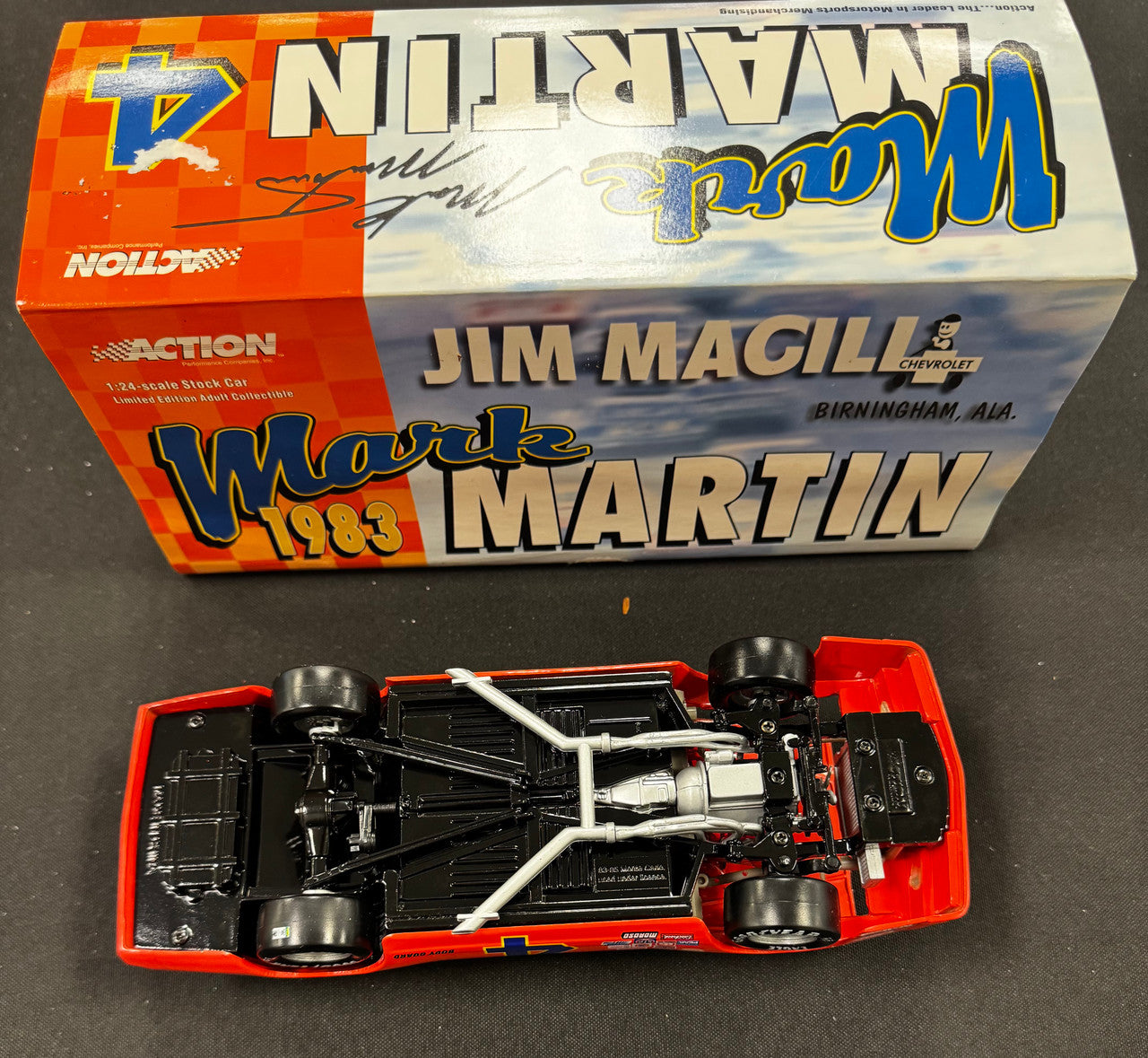 Action Racing Mark Martin #4 1983 Jim Magill Chevrolet Monte Carlo 1:24