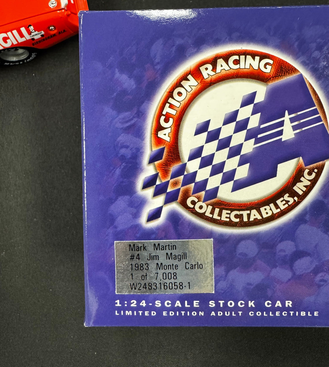 Action Racing Mark Martin #4 1983 Jim Magill Chevrolet Monte Carlo 1:24