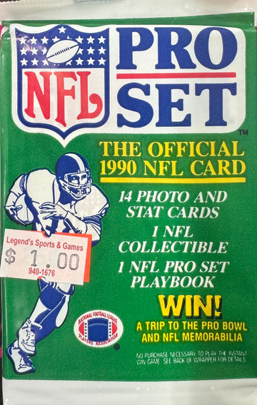 1990 Pro Set Football Pack