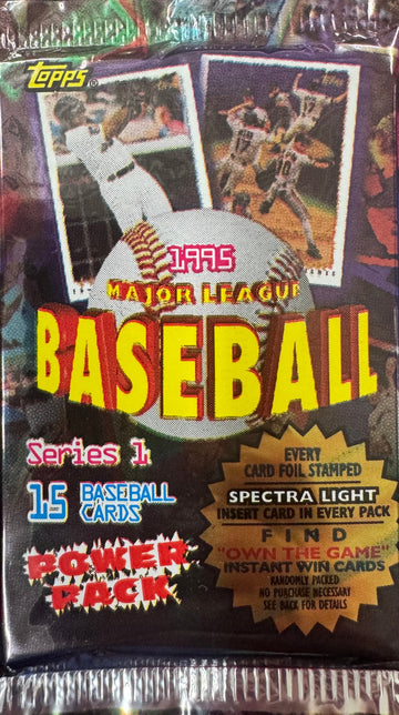 1995 Topps Baseball Series 1 Pack