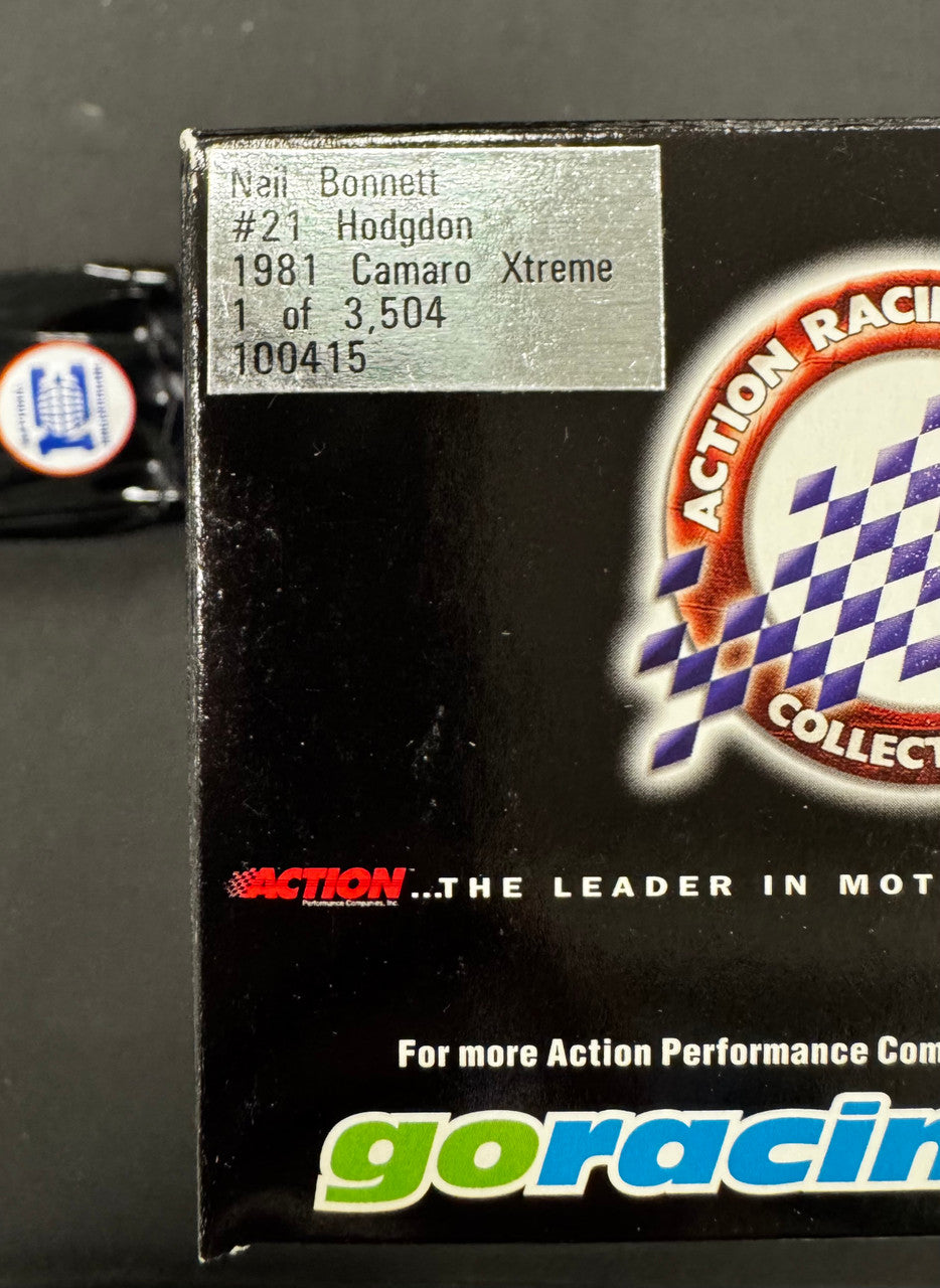Action Racing Neil Bonnett #21 National Engineering Chevrolet Camaro 1:24