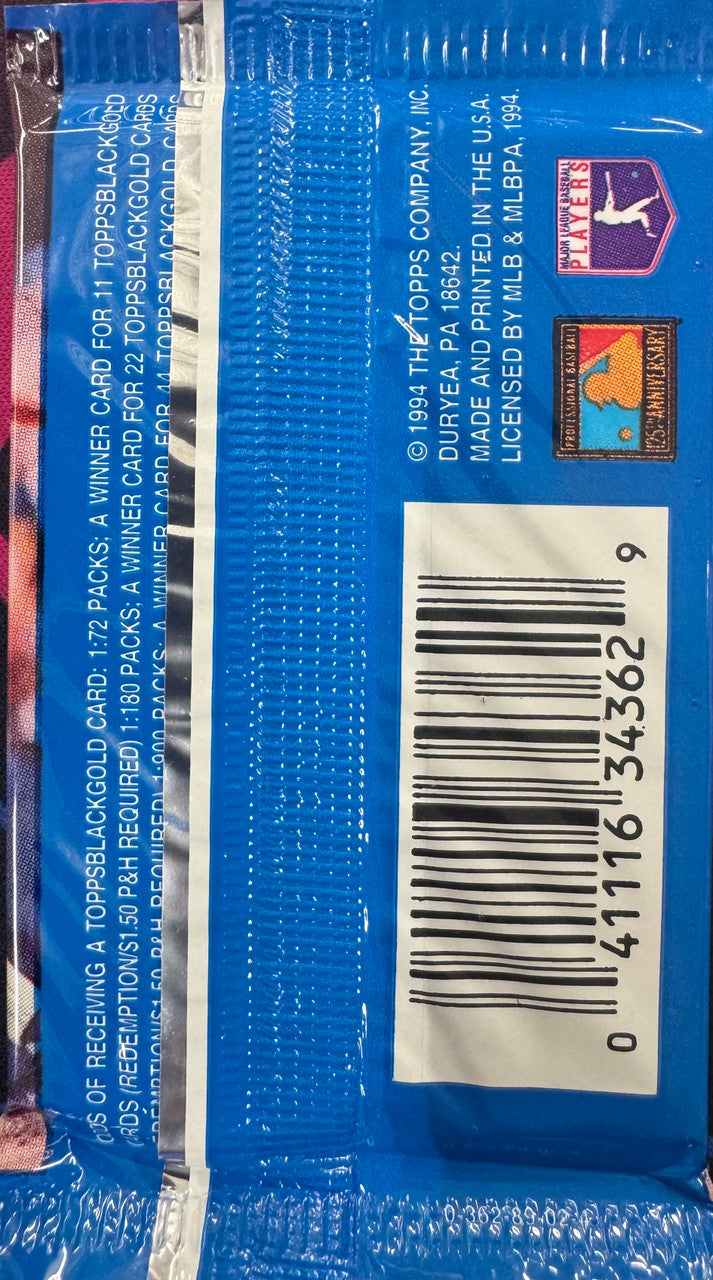 1994 Topps Baseball Series 2 Pack