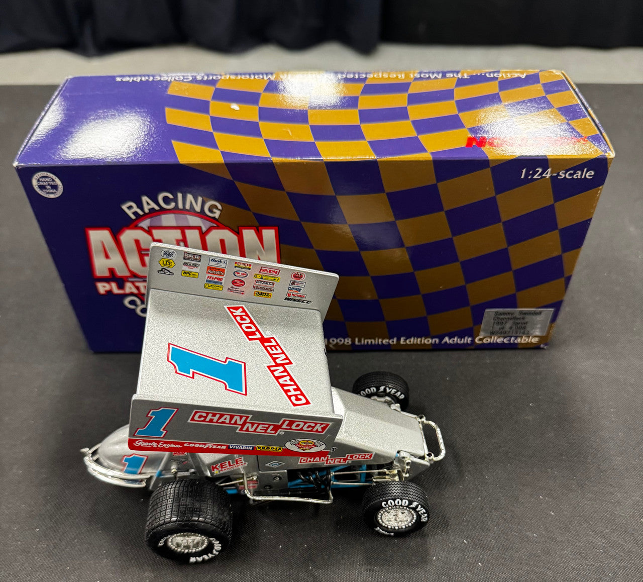 Action Racing Sammy Swindell #1 1997 ChannelLock Sprint Car 1:24