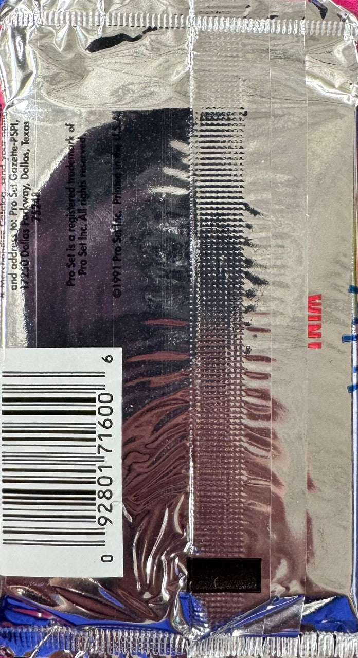1991 Pro Set Football Platinum Series 1 Pack