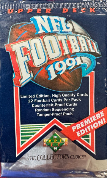 1991 Upper Deck Football Premier Edition Pack