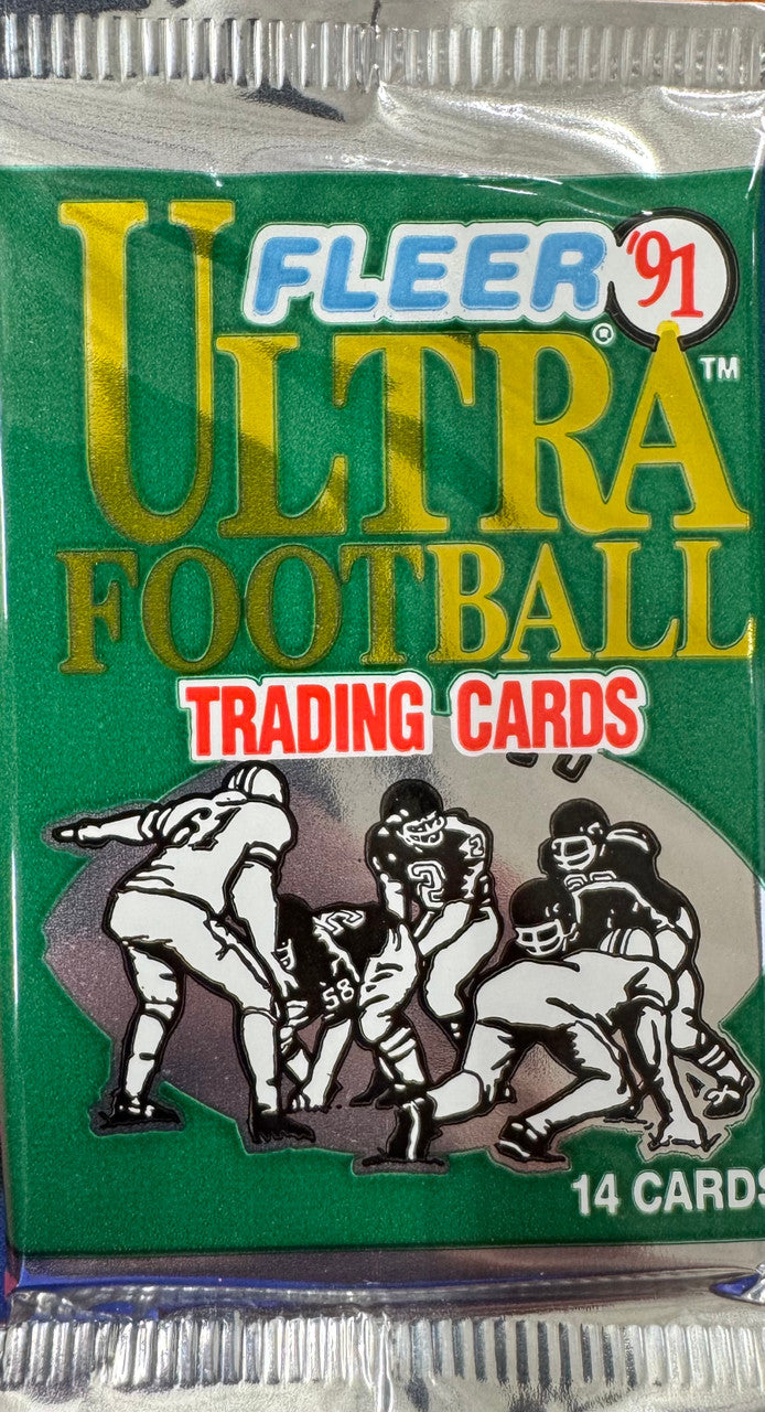 1991 Fleer Ultra Football Pack (Green)