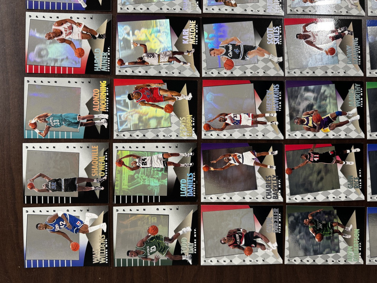 1993 Upper Deck NBA MVP Hologram Set (36) Jordan O'Neal Barkley Ewing