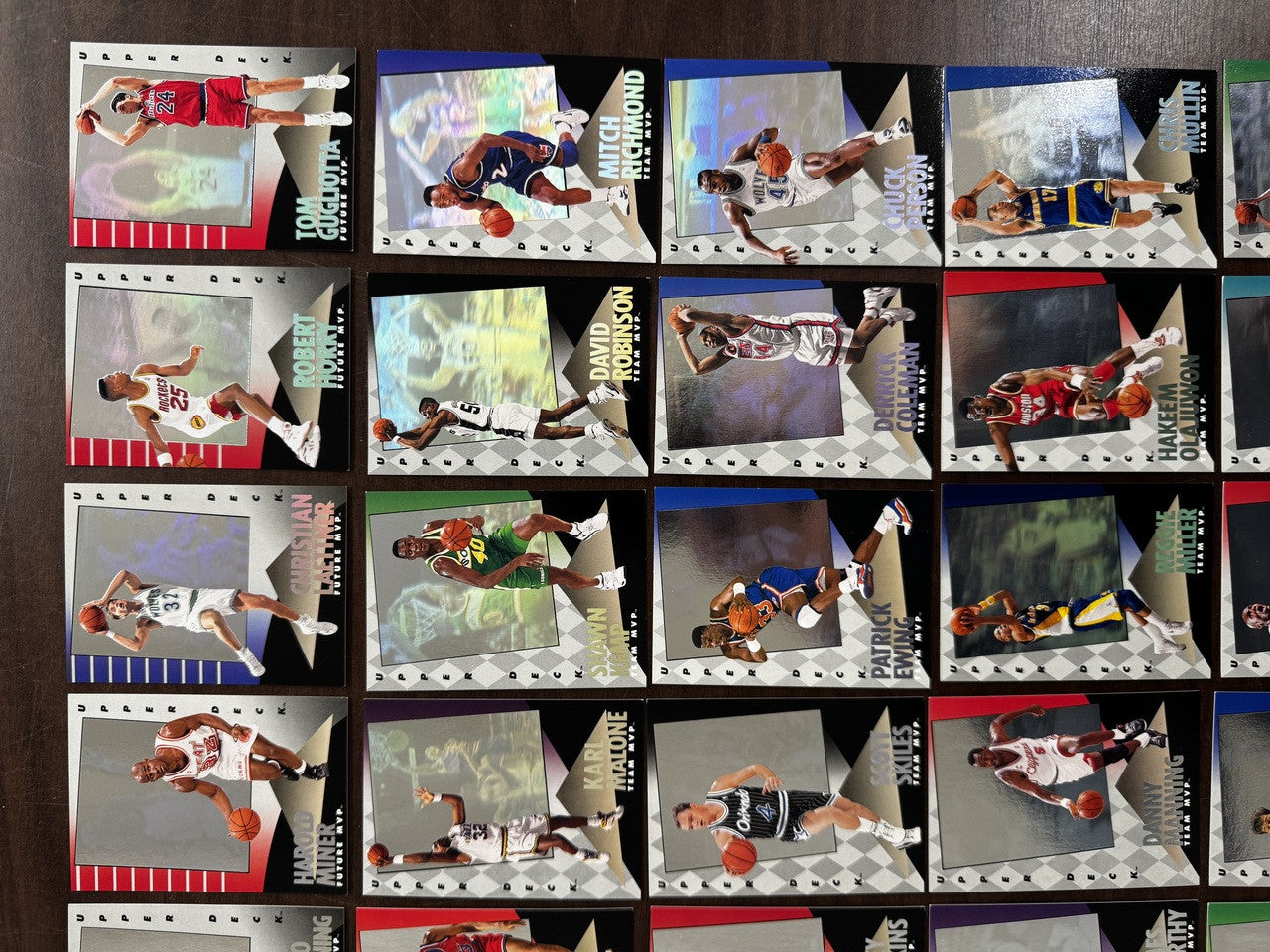 1993 Upper Deck NBA MVP Hologram Set (36) Jordan O'Neal Barkley Ewing