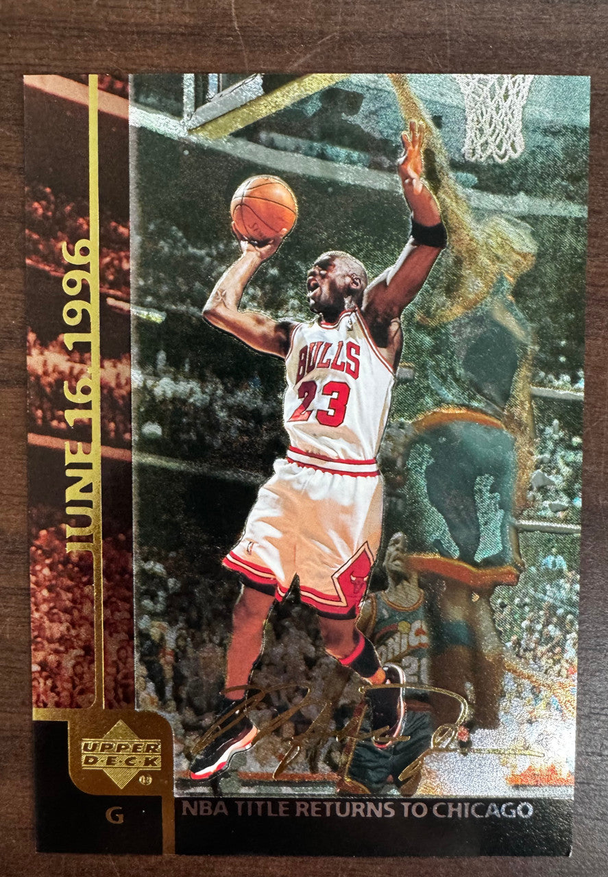 1999-2000 Upper Deck Gatorade Michael Jordan Oversized Set (6) #MJ1-6