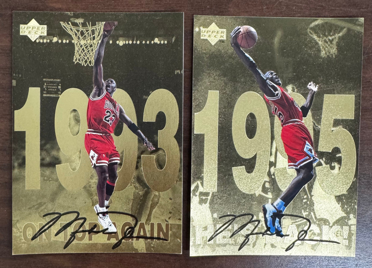1998-99 Upper Deck Gatorade Michael Jordan Gold Oversized Set (12)
