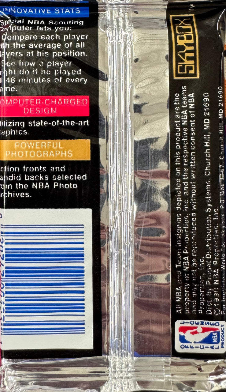 1990/91 SkyBox Basketball Series 1 Pack