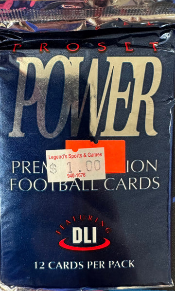1992 Pro Set Power Football Pack