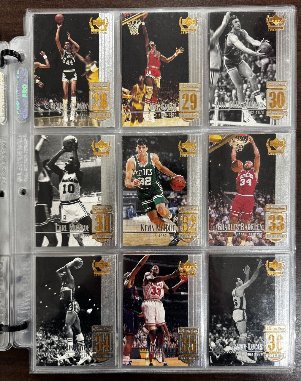 1999-00 UD Basketball Century Legends Partial Set (70) + Top 50 Partial Set (49)