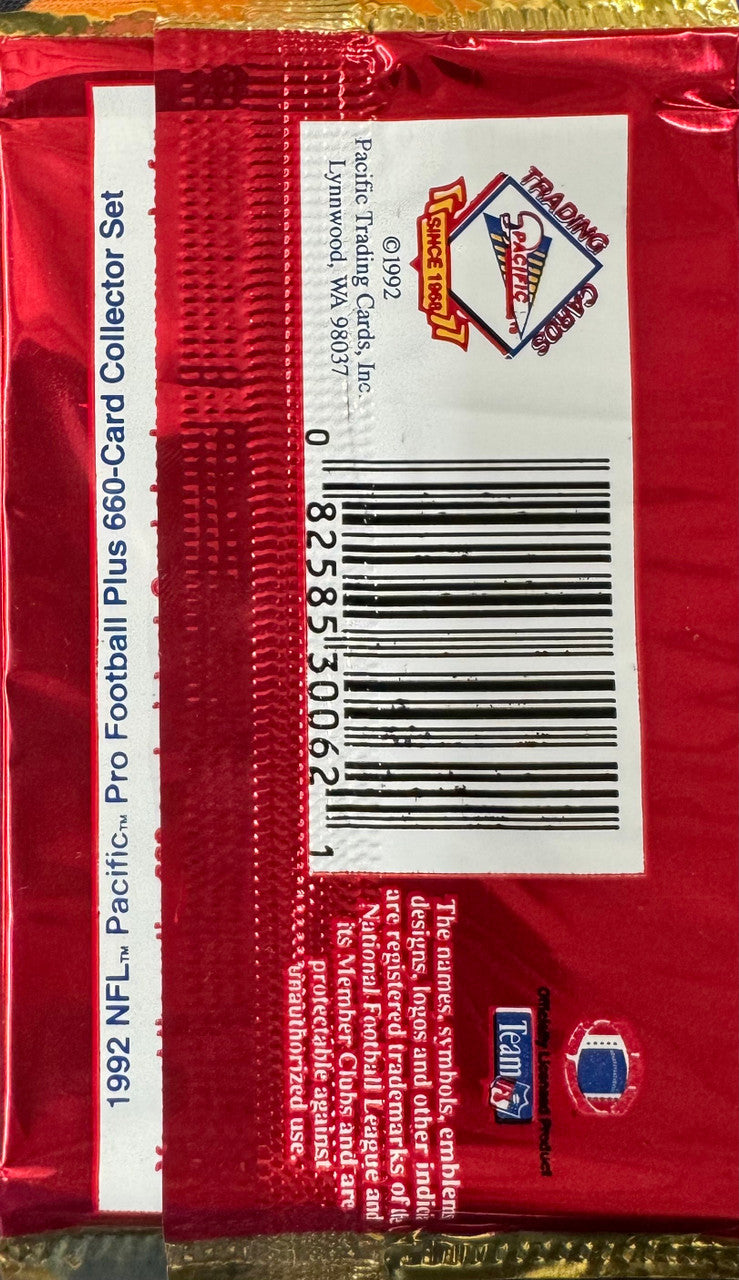 1992 Pacific Plus Football Gravity Feed Pack
