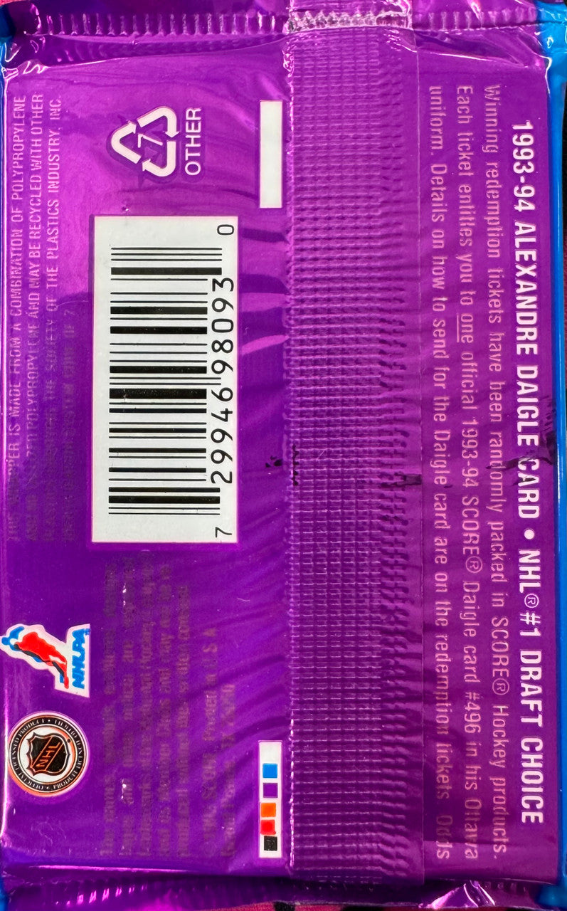 1993/94 Score Hockey Pack