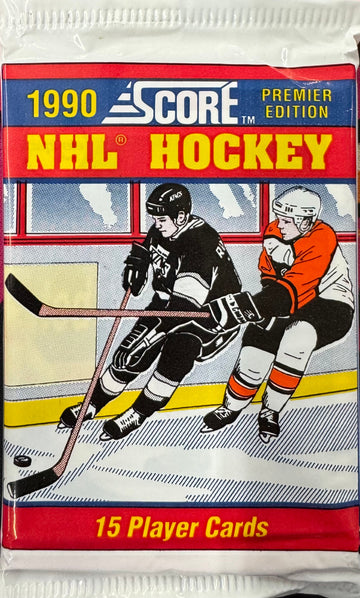 1990/91 Score Hockey Premier Edition Wax Pack