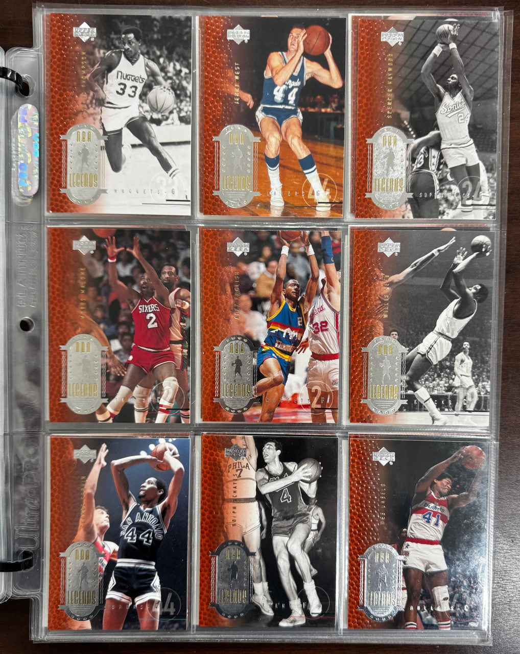 1999-00 UD Basketball Century Legends Partial Set (70) + Top 50 Partial Set (49)