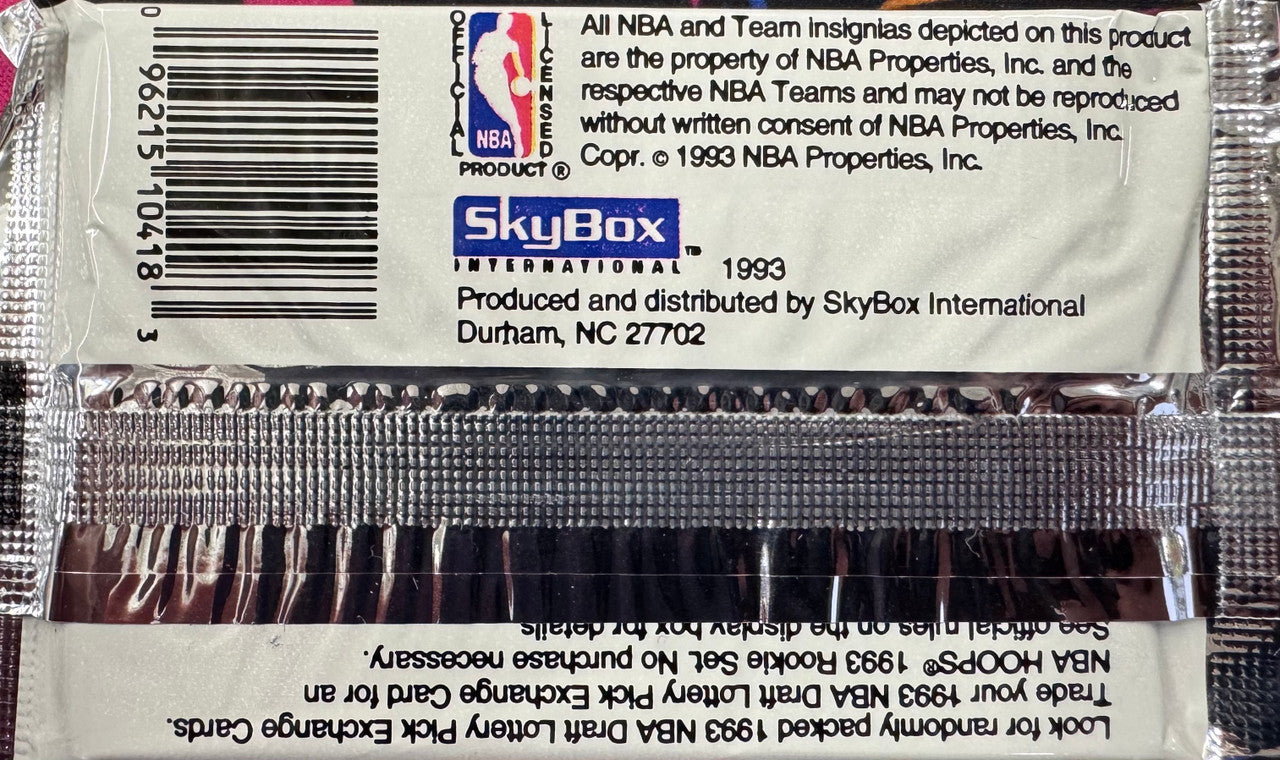 1993/94 NBA Hoops Basketball Series 1 Pack