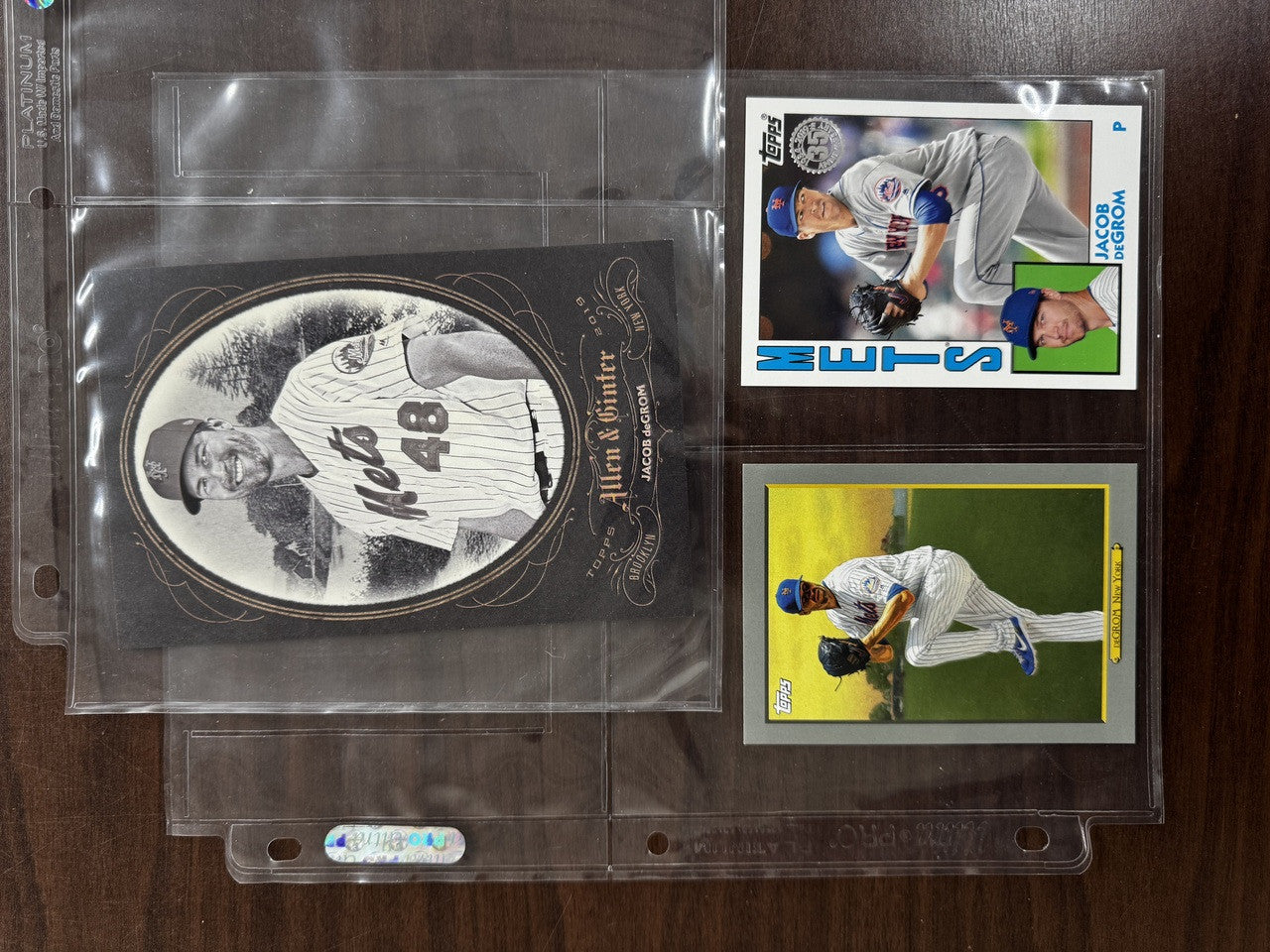 2015-20 Topps/Stadium Club/Allen & Ginter Jacob deGrom Oversized/Box Topper Lot