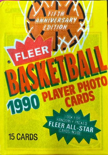 1990/91 Fleer Basketball Wax Pack