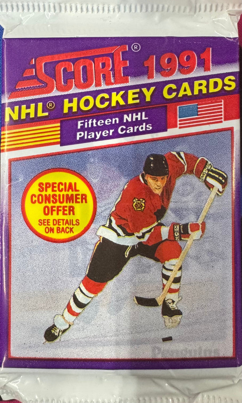 1991/92 Score Hockey Series 1 Wax Pack