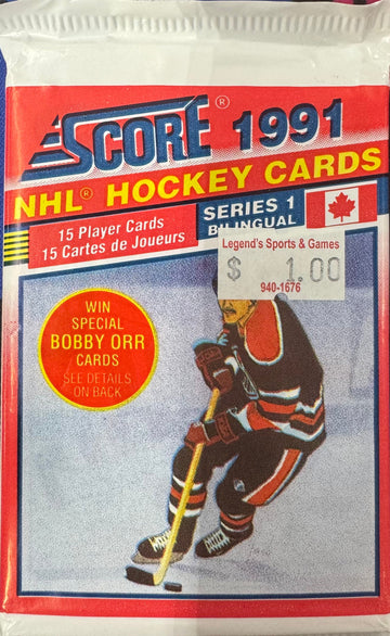 1991/92 Score Hockey Series 1 Bilingual Edition Pack