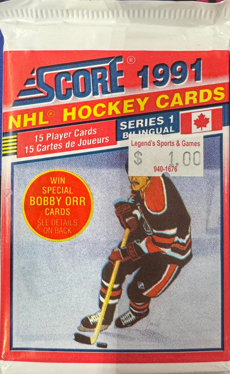 1991/92 Score Hockey Series 1 Bilingual Edition Pack