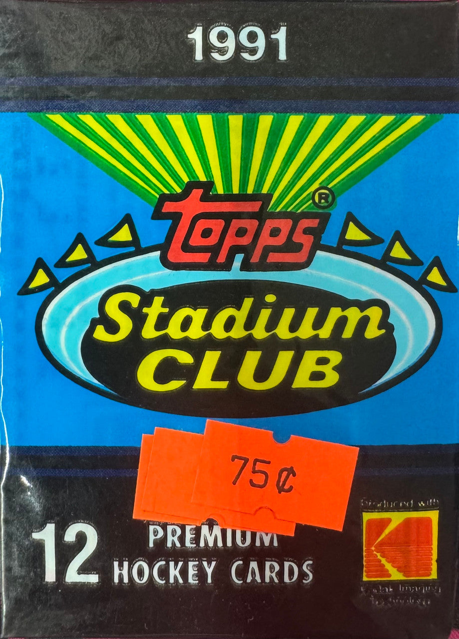 1991/92 Topps Stadium Club Hockey Wax Pack