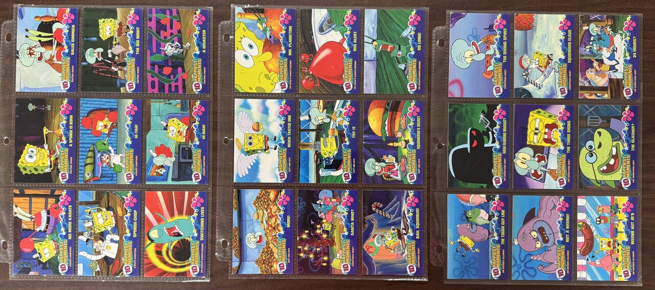 2009 Topps Spongebob Squarepants Series 1 Complete Card Set 90/90 READ