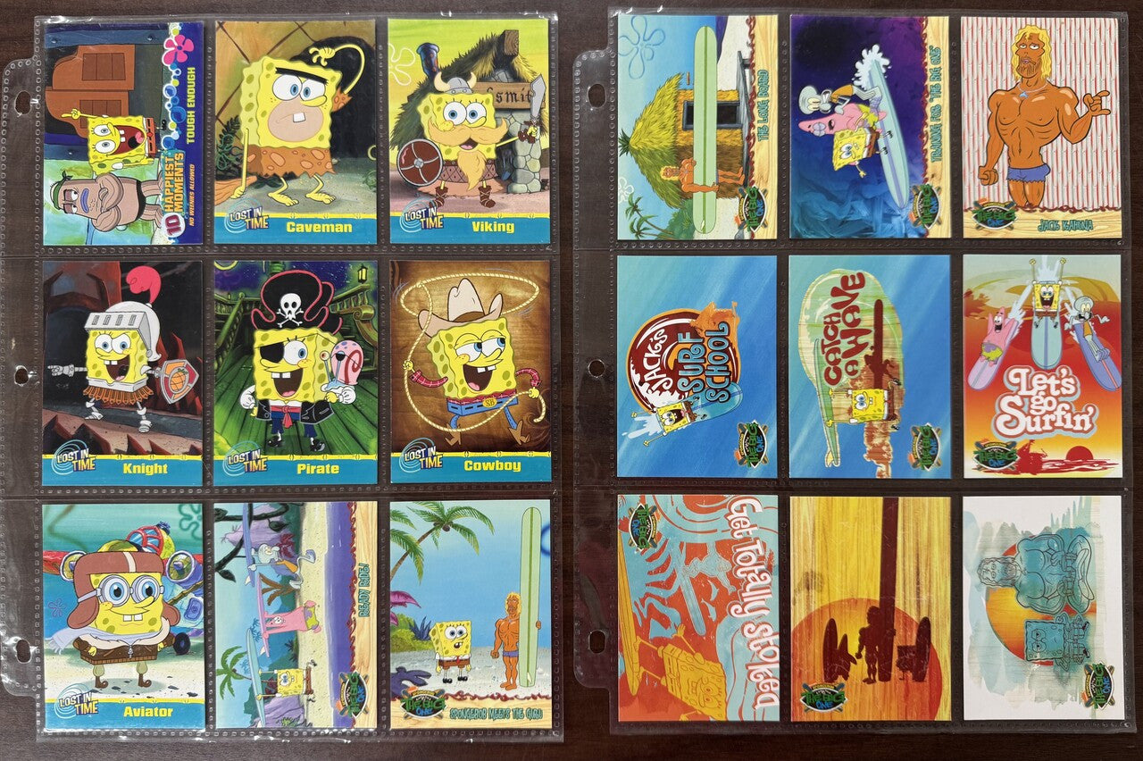 2009 Topps Spongebob Squarepants Series 1 Complete Card Set 90/90 READ