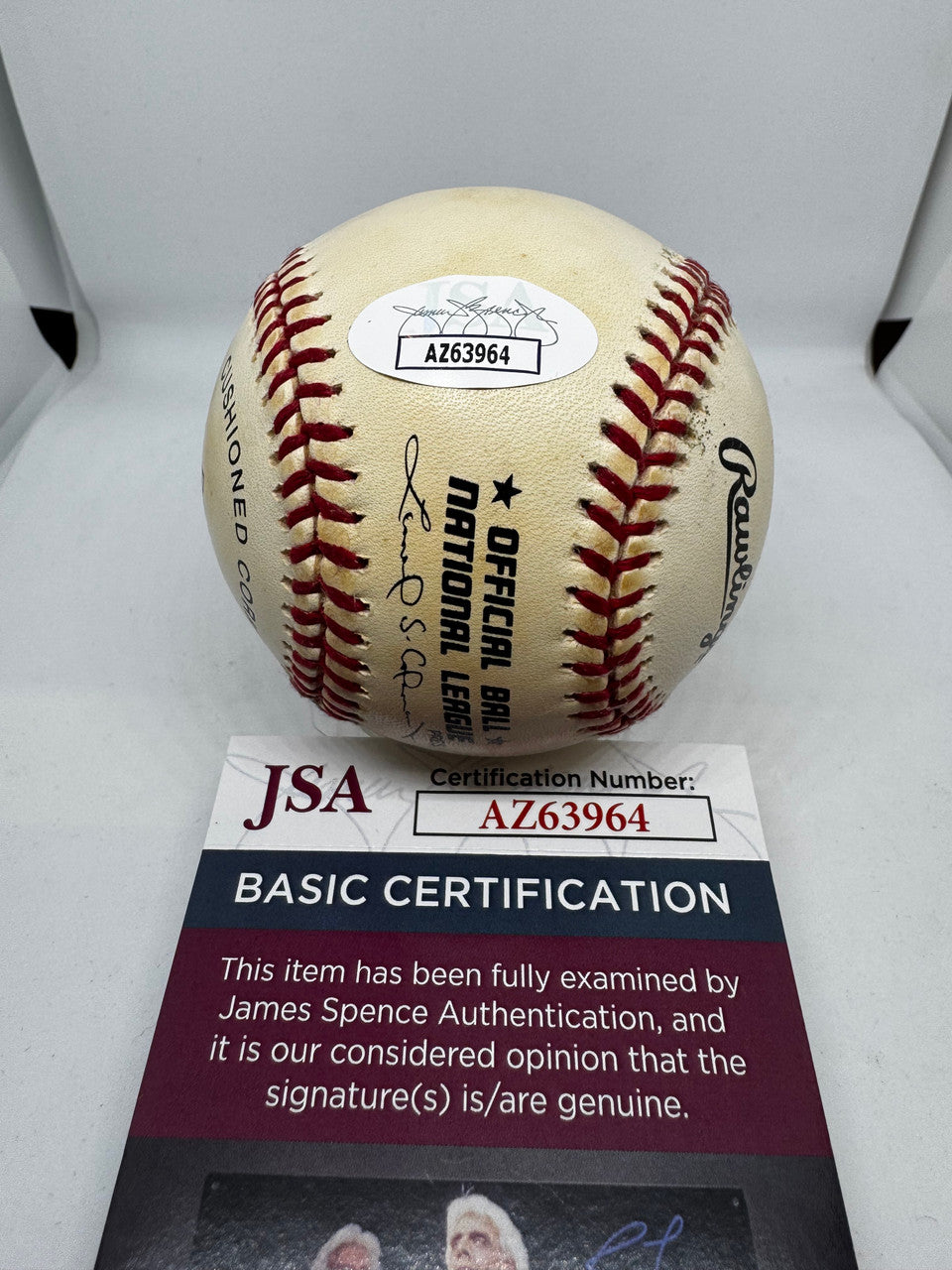Tony Perez Signed Autographed Rawlings ONL Baseball JSA *964