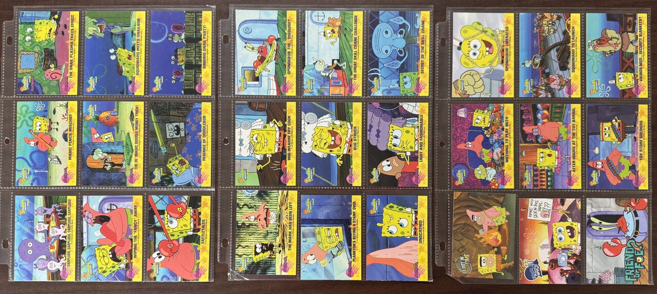 2009 Topps Spongebob Squarepants Series 2 Partial Card Set 89/90 W/ Inserts