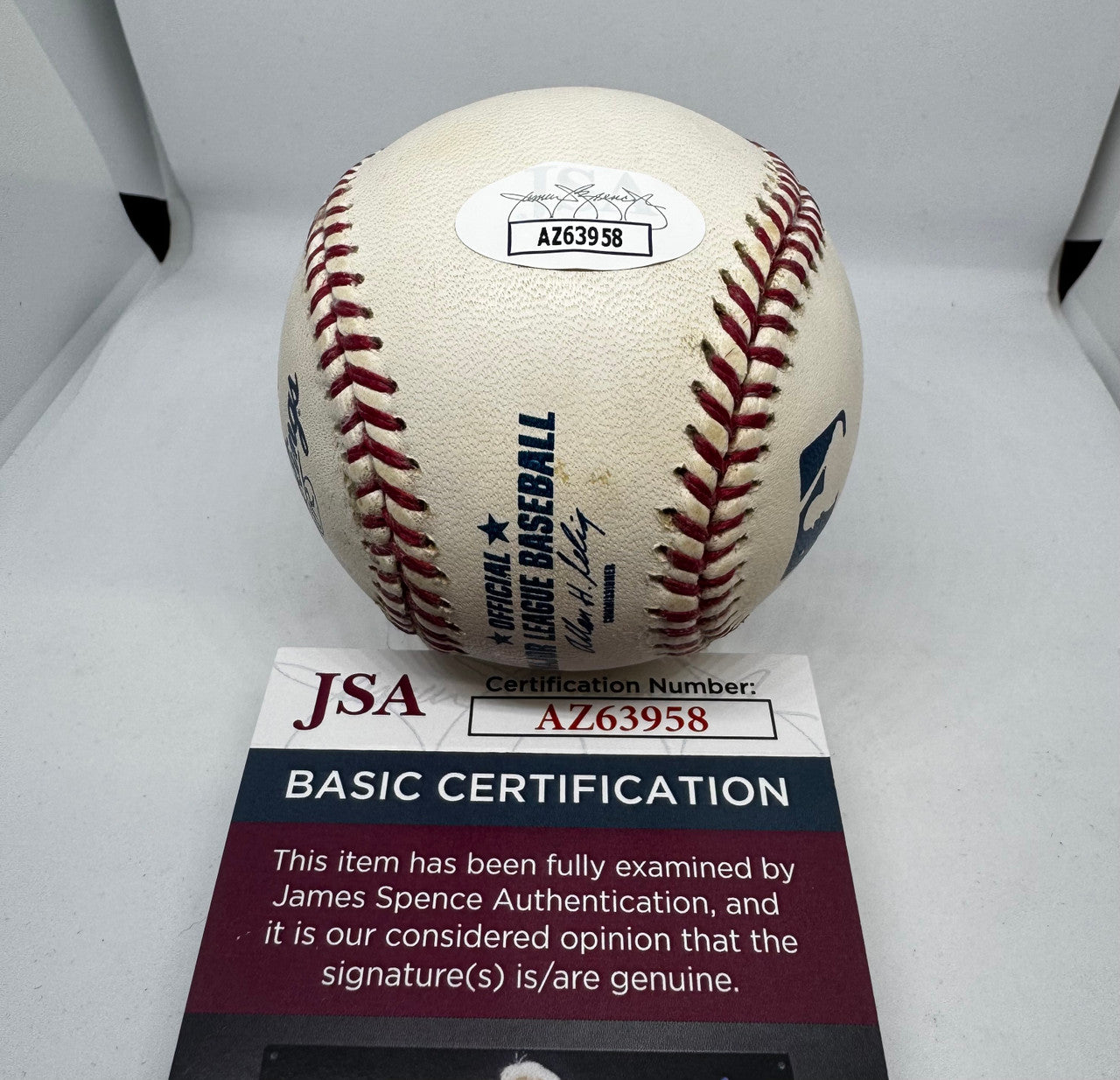 Juan Marichal Signed Autographed Rawlings OML Baseball JSA *958
