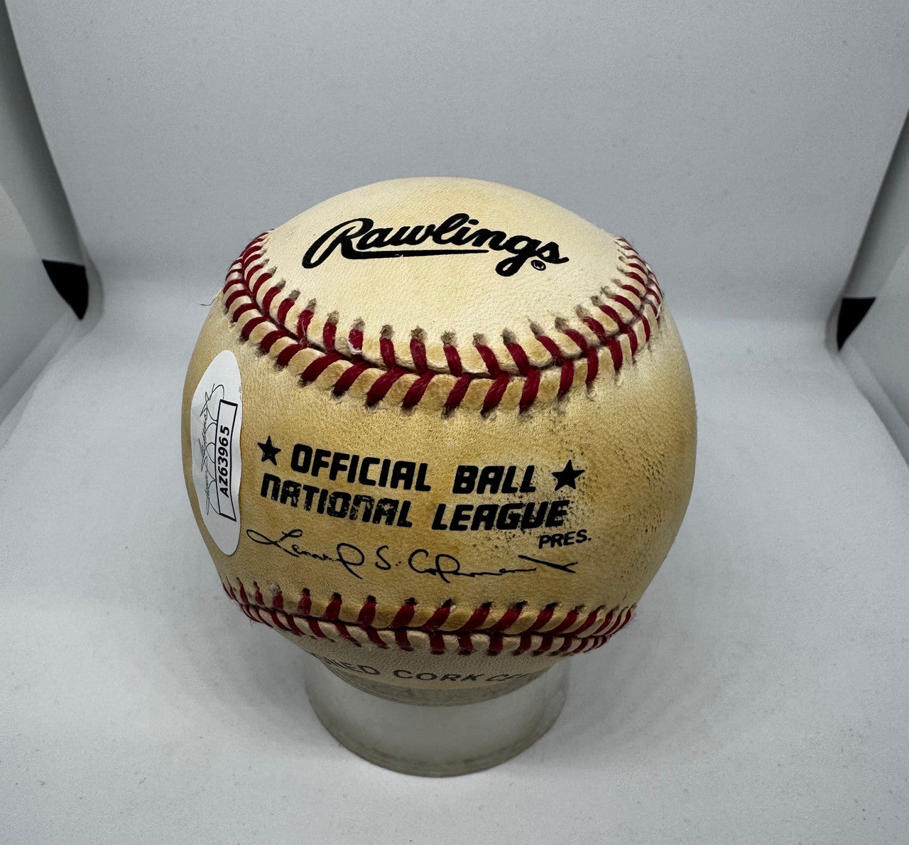 Joe Morgan Signed Autographed Rawlings ONL Baseball JSA *965