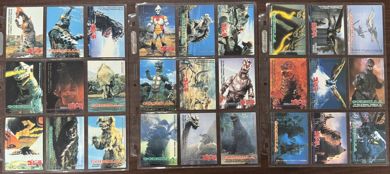 1995 JPP Amada Godzilla Complete Card Set (102) W/ Checklists (8)