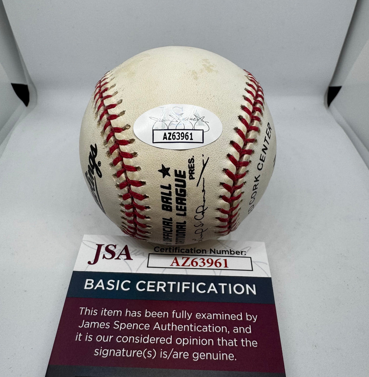 Don Sutton Signed Autographed Inscribed Rawlings ONL Baseball JSA *961