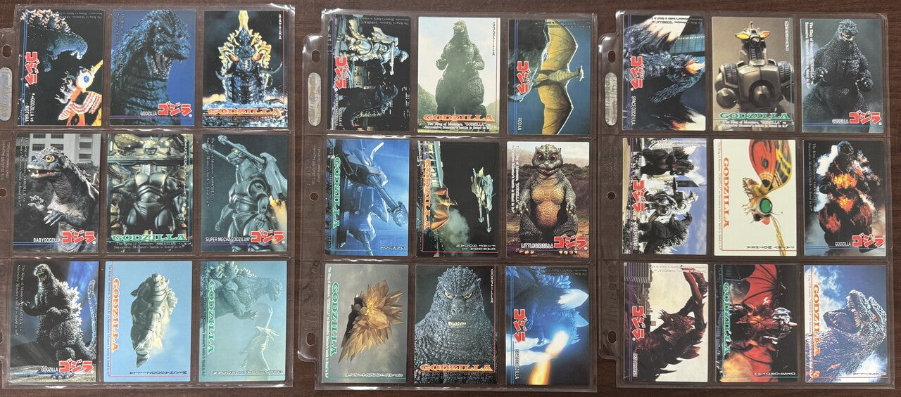 1995 JPP Amada Godzilla Complete Card Set (102) W/ Checklists (8)