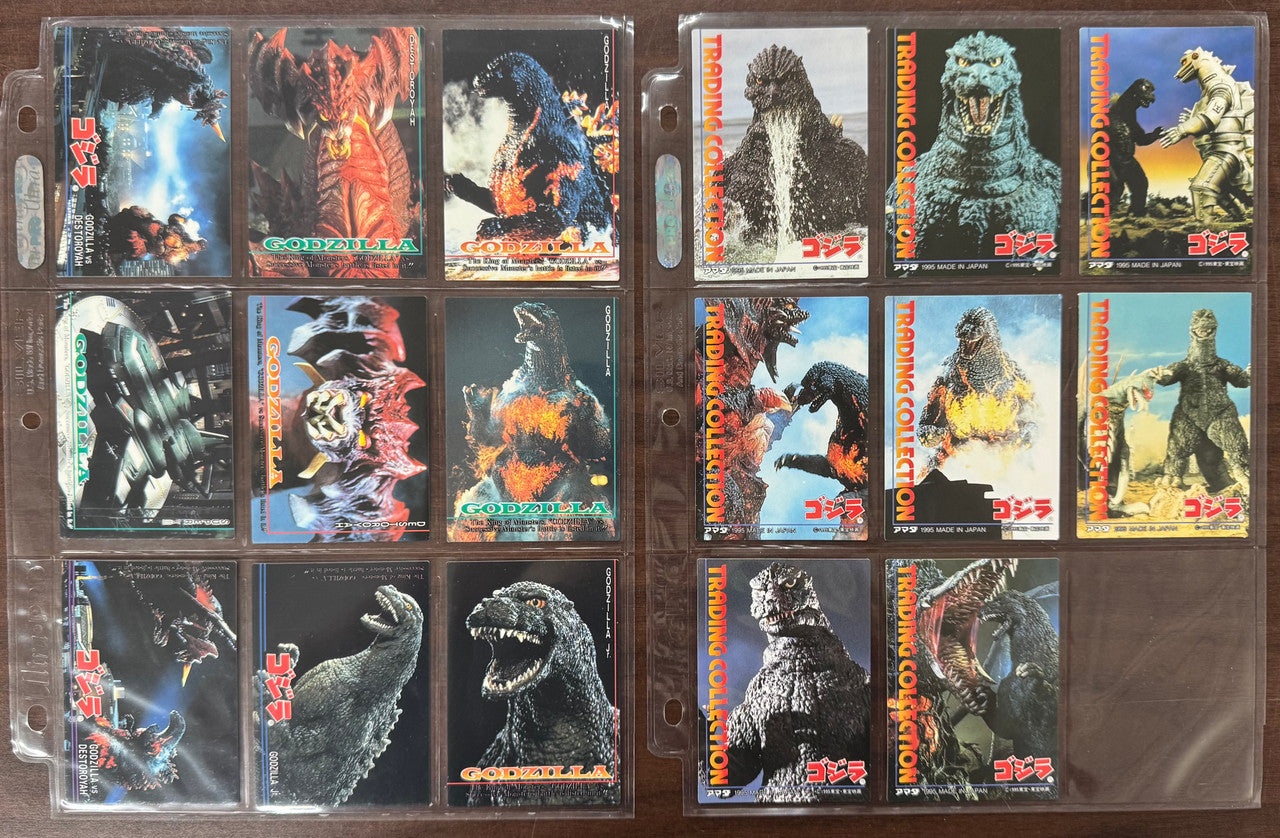 1995 JPP Amada Godzilla Complete Card Set (102) W/ Checklists (8)