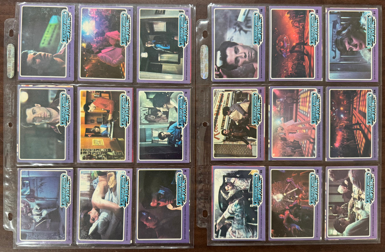 1977 Donruss Saturday Night Fever Complete Card Set (66) EX-NM