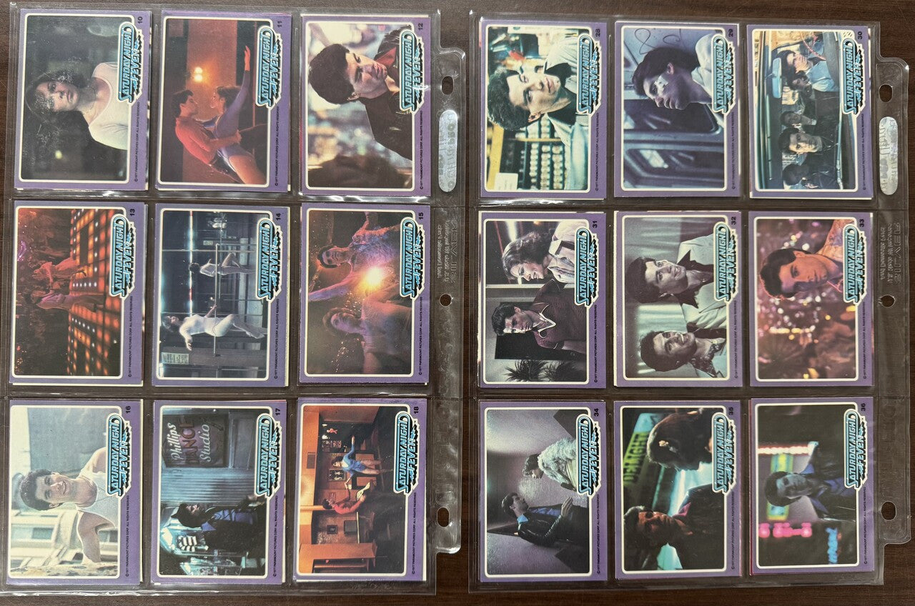1977 Donruss Saturday Night Fever Complete Card Set (66) EX-NM