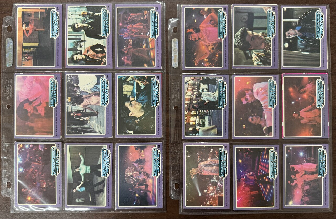 1977 Donruss Saturday Night Fever Complete Card Set (66) EX-NM