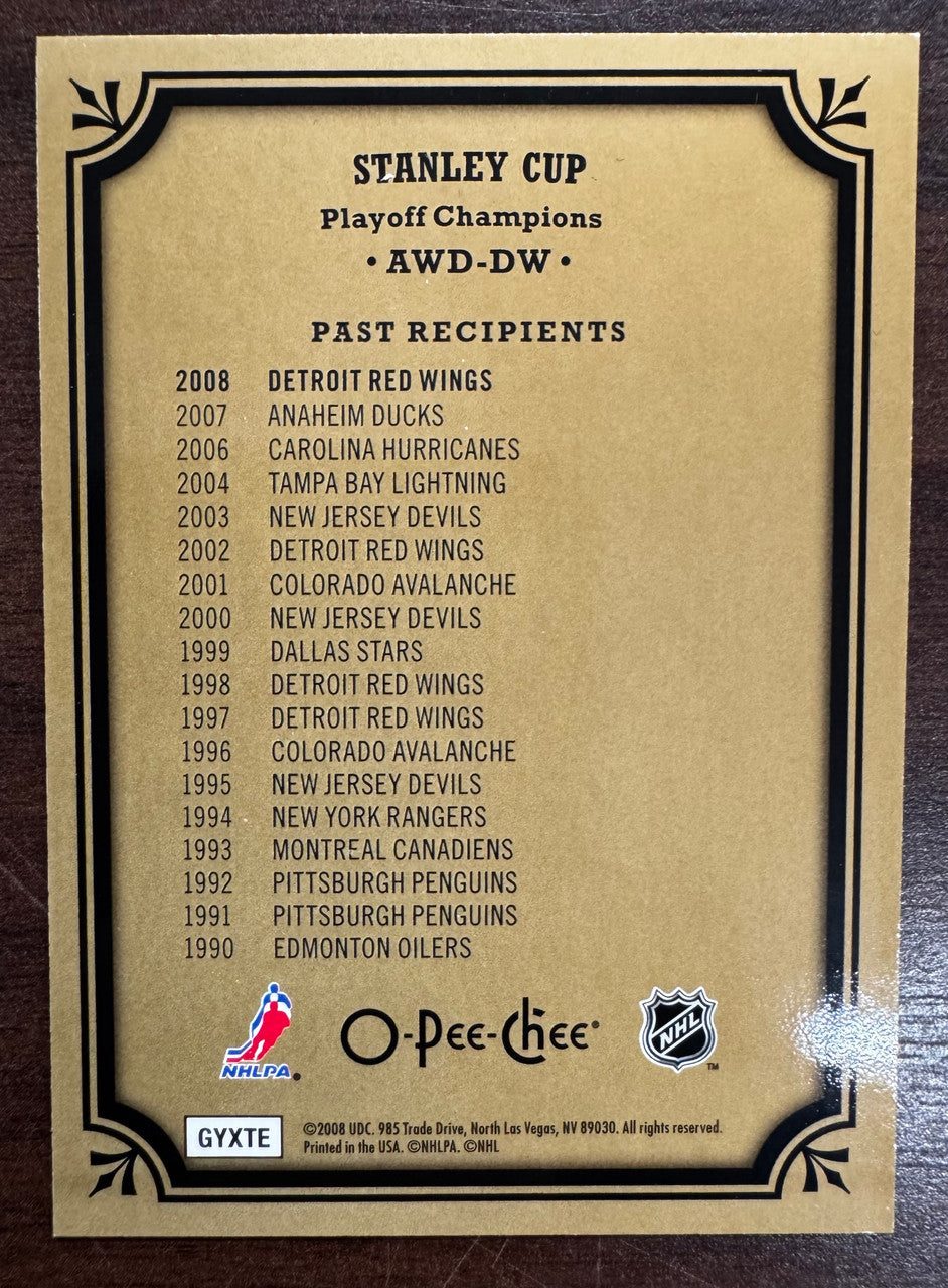 2008-09 O-Pee-Chee Hockey Foil Trophies Set (19) NM-MT