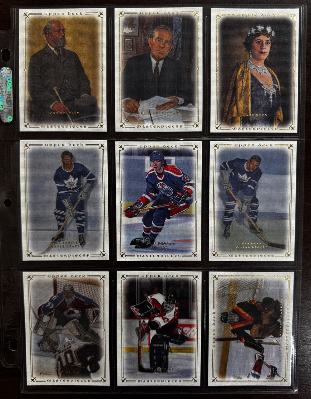 2008-09 Upper Deck Masterpieces Hockey Complete Set (87) NM-MT