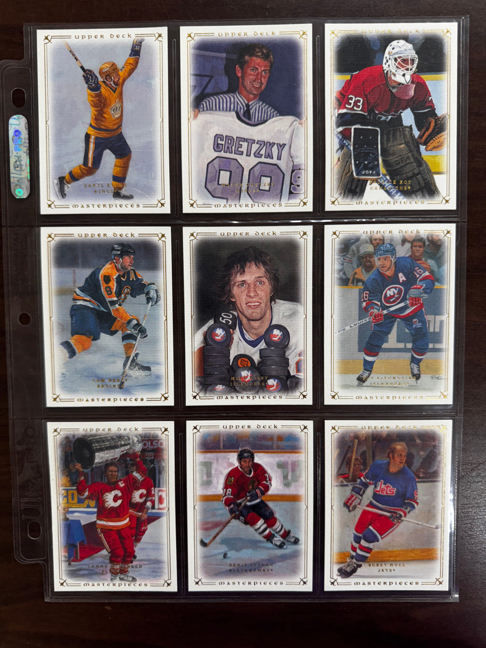 2008-09 Upper Deck Masterpieces Hockey Complete Set (87) NM-MT