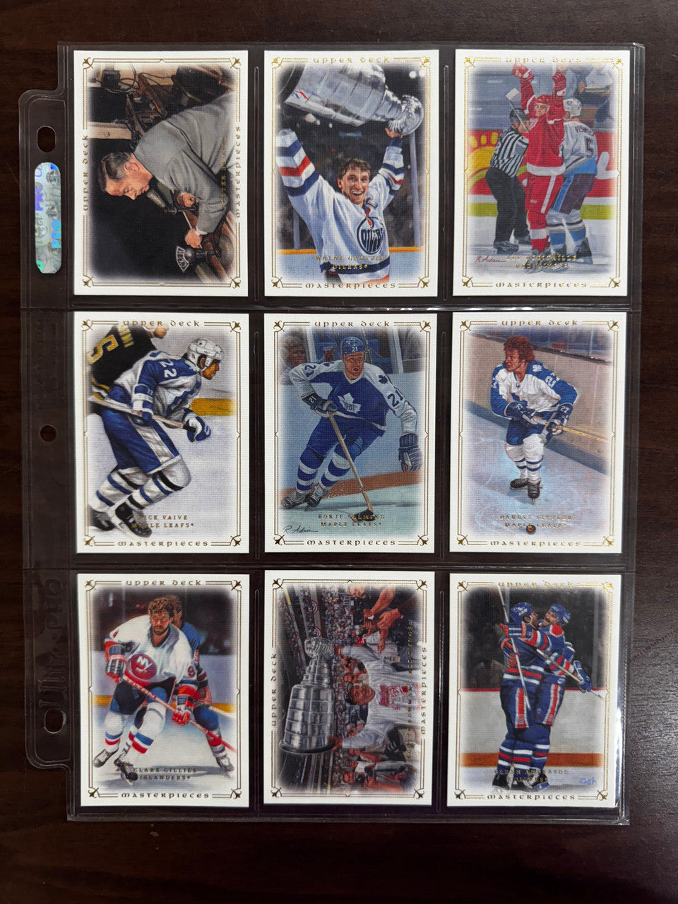 2008-09 Upper Deck Masterpieces Hockey Complete Set (87) NM-MT