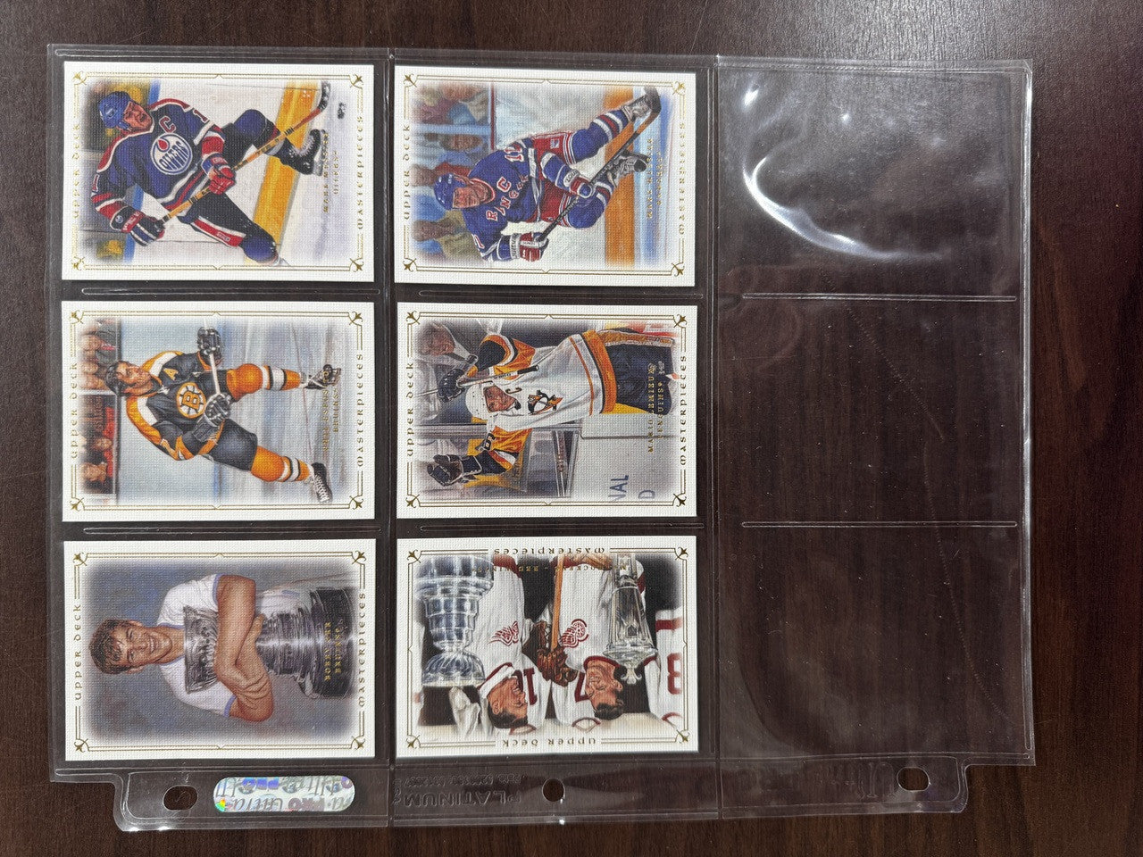 2008-09 Upper Deck Masterpieces Hockey Complete Set (87) NM-MT