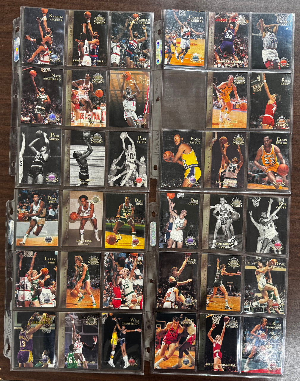 1996 Topps Basketball Stars Near Complete Set(139/150) Incl. Jordan, Magic, Bird