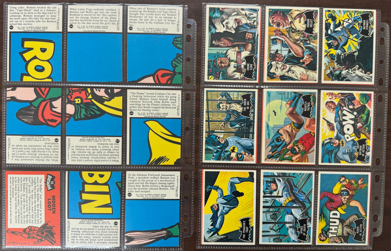1989 Topps Batman 1966 Re-Issue Complete Sets NM
